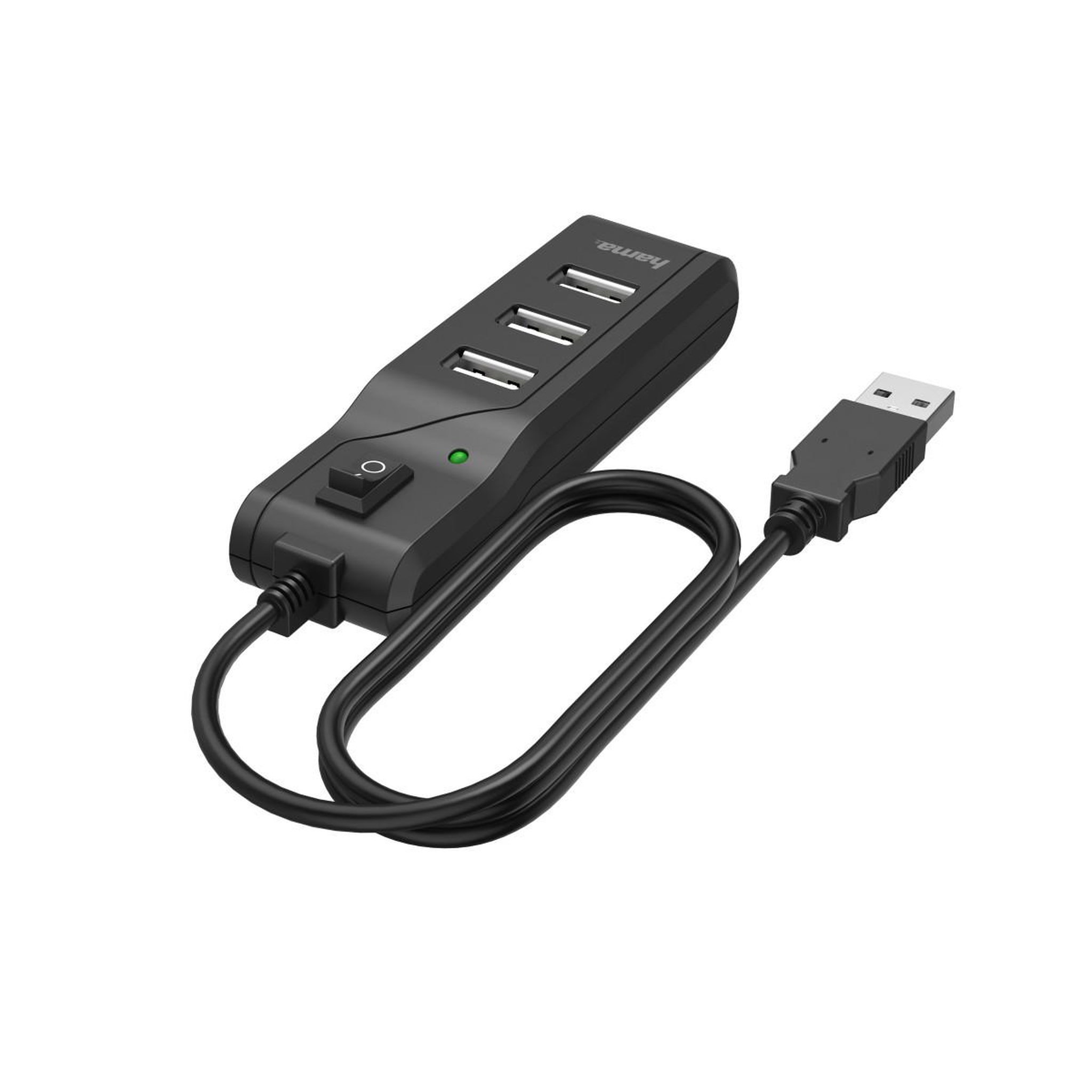 Voir la diapositive 3 : Hama Hub USB Hama - Modèle 00200118 - 4 ports USB 2.0