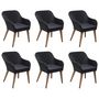 Voir la diapositive 3 : VIDAXL Ensemble a manger de jardin 7 pcs Resine tressee Noir