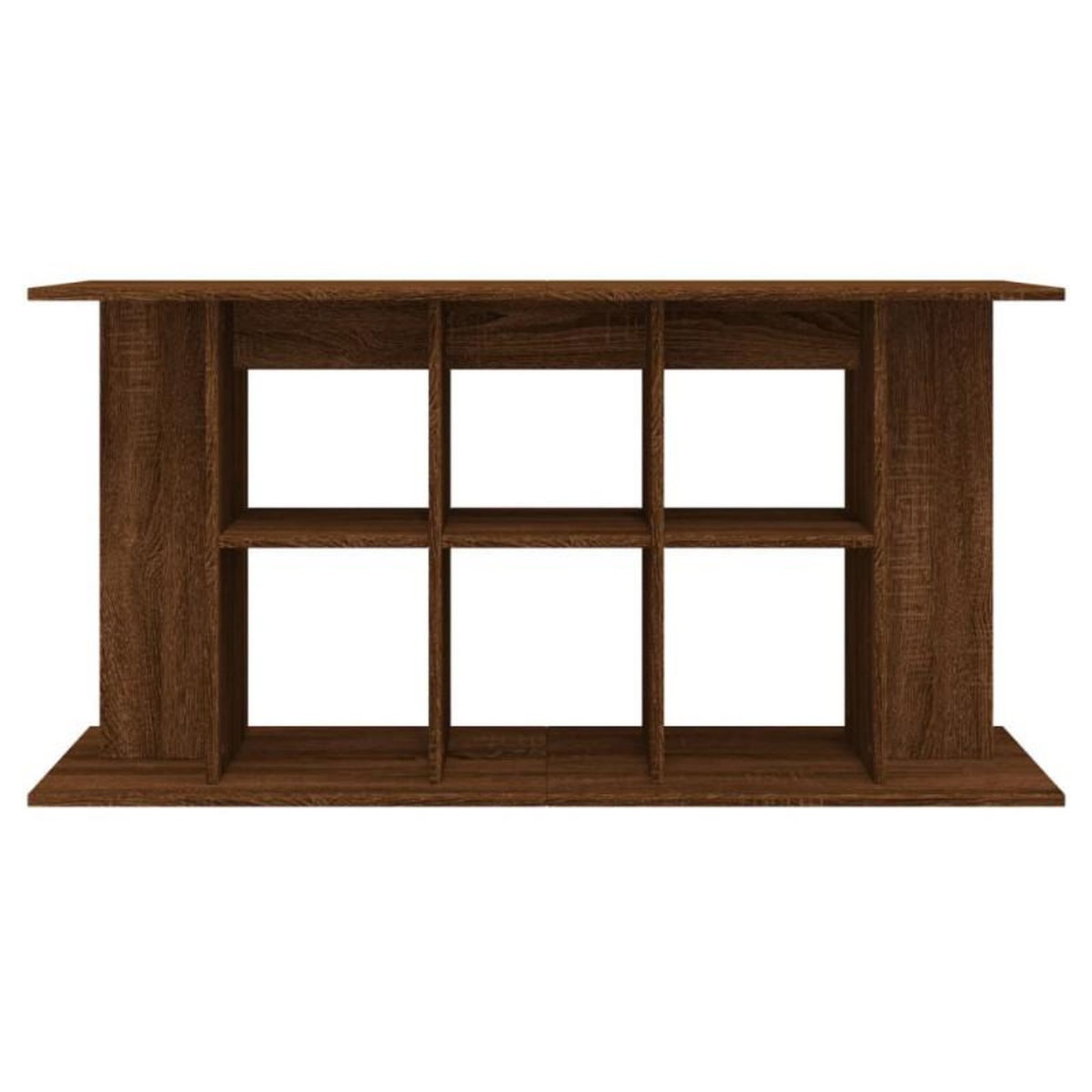 VIDAXL Support d aquarium chêne marron 120x40x60 cm bois d ingénierie