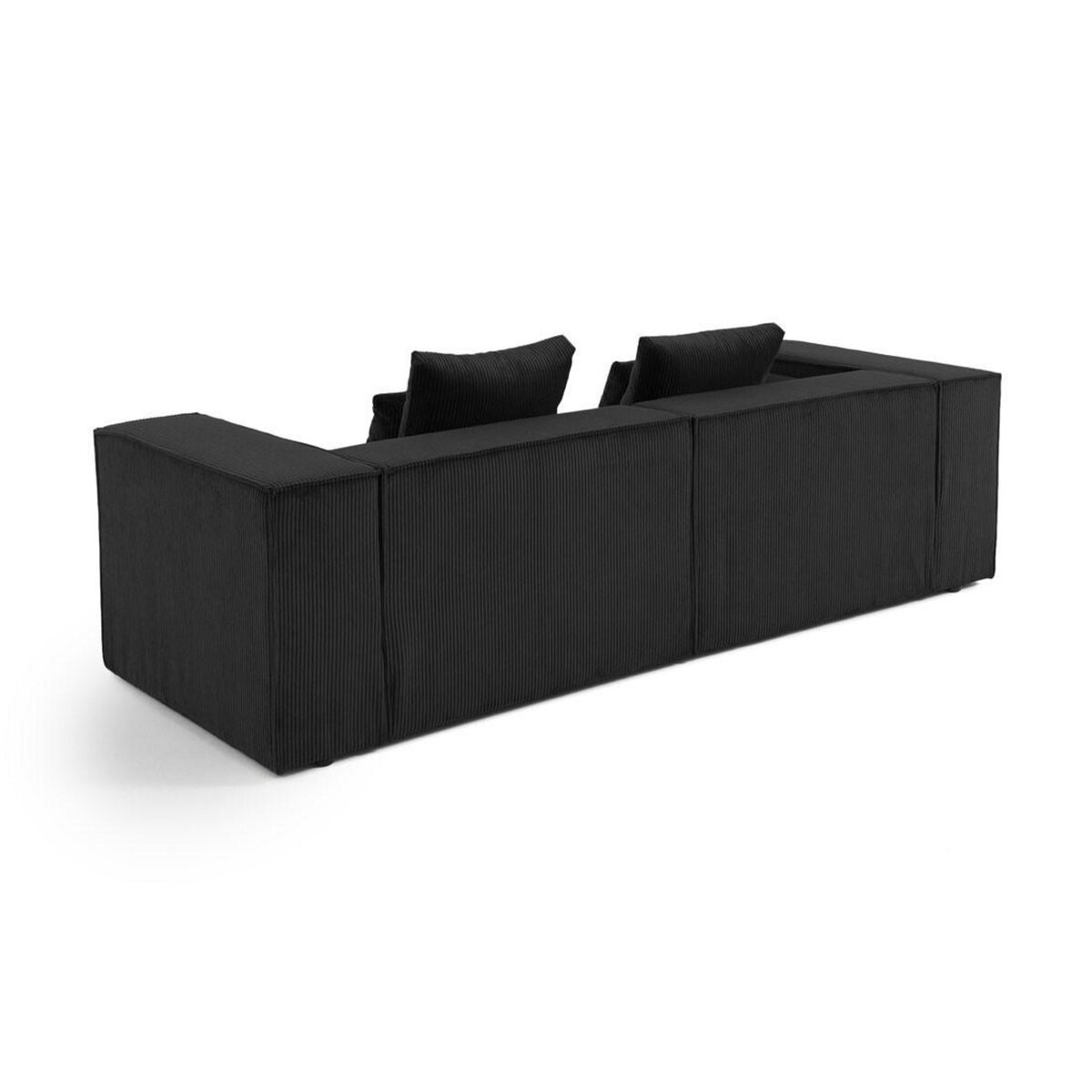 LISA DESIGN Colombine - canapé modulable droit - 2 places - en velours côtelé