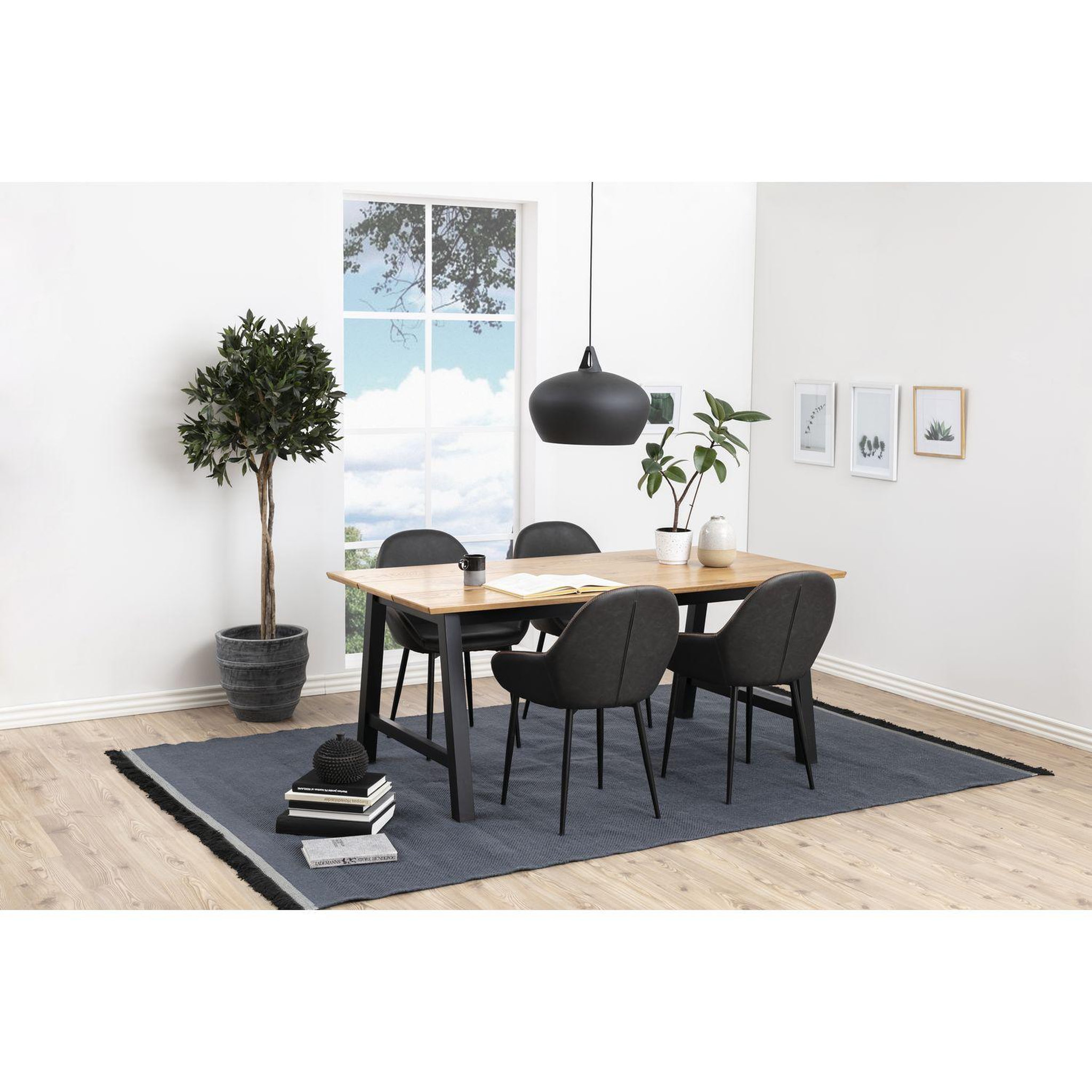 Voir la diapositive 2 : TOILINUX Lot de 2 Chaises de salle à manger Candice avec accoudoirs