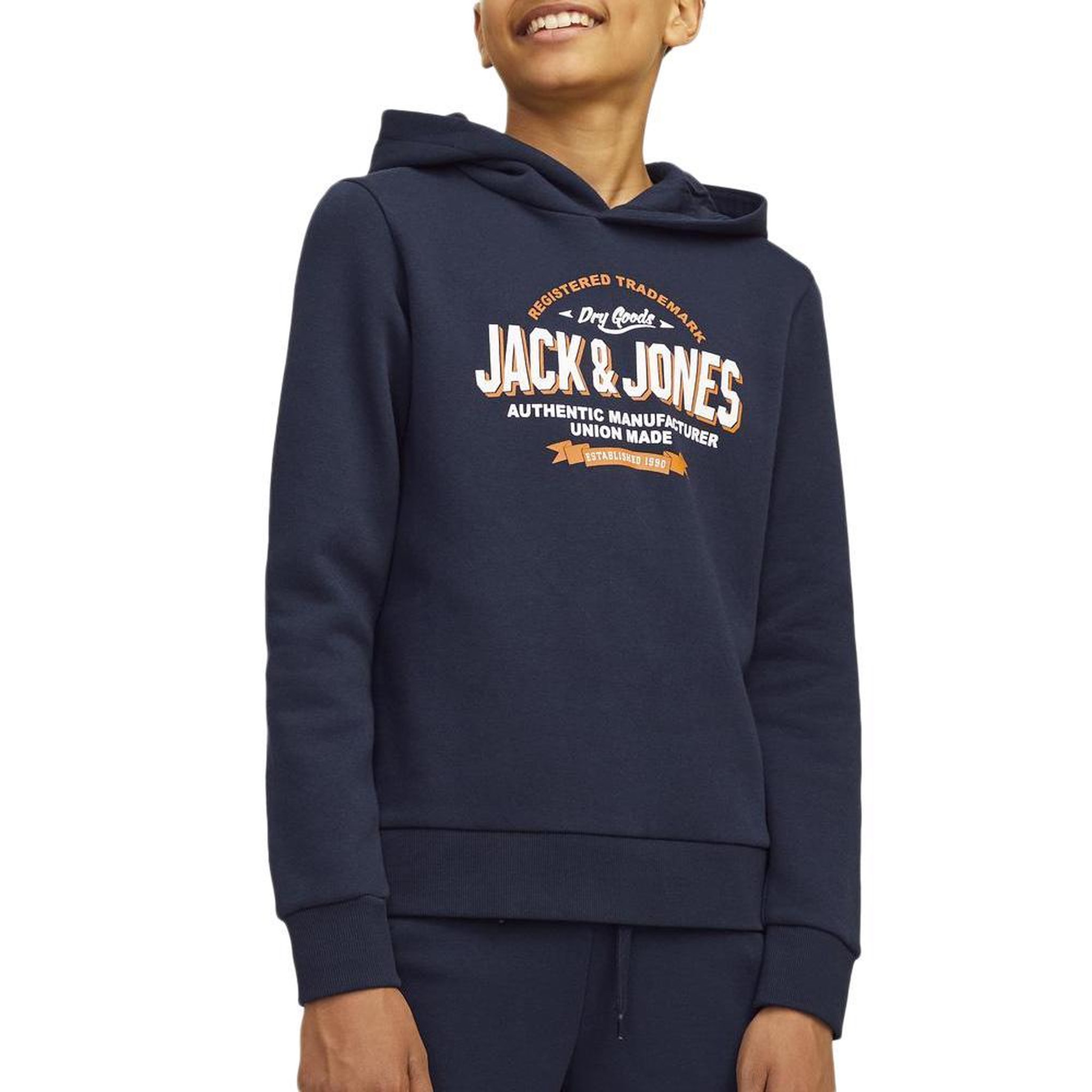 Voir la diapositive 1 : Jack & Jones Sweat Marine Garçon Jack & Jones Logo