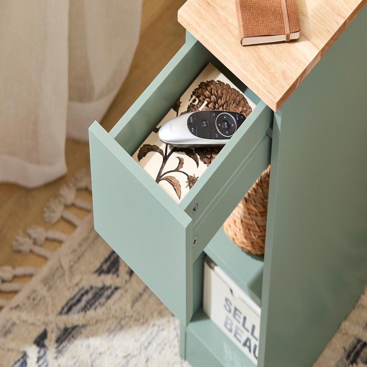 SOBUY SoBuy - Table De Chevet à un tiroir - Nordique - FBT111