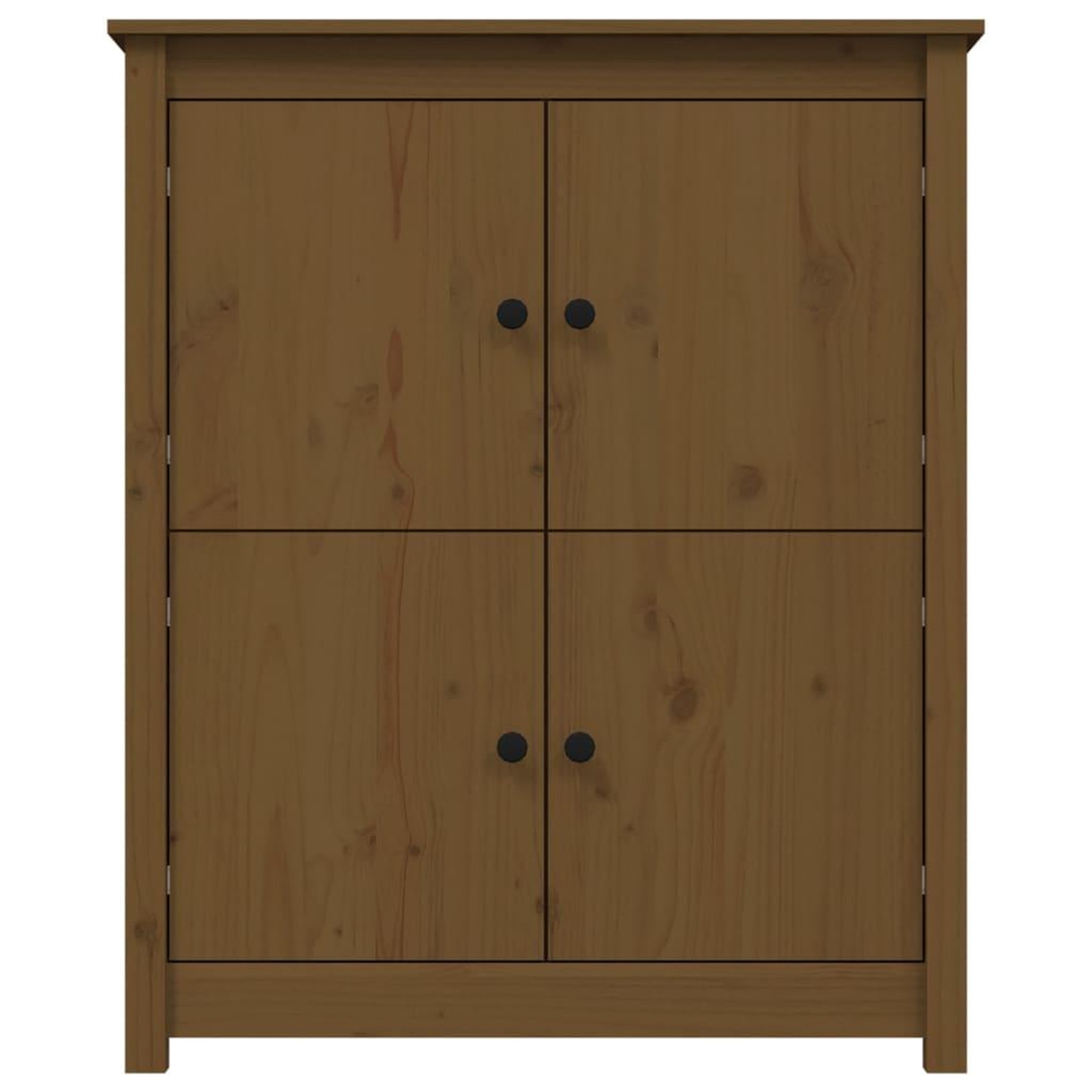 Voir la diapositive 5 : VIDAXL Buffet Marron miel 83x41,5x100 cm Bois massif de pin