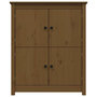 Voir la diapositive 5 : VIDAXL Buffet Marron miel 83x41,5x100 cm Bois massif de pin
