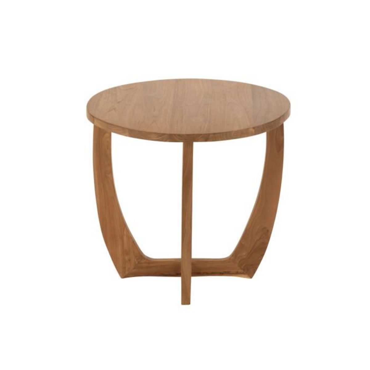 Paris Prix Table d'Appoint en Teck  Bruni  60cm Naturel