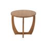Voir la diapositive 3 : Paris Prix Table d'Appoint en Teck  Bruni  60cm Naturel