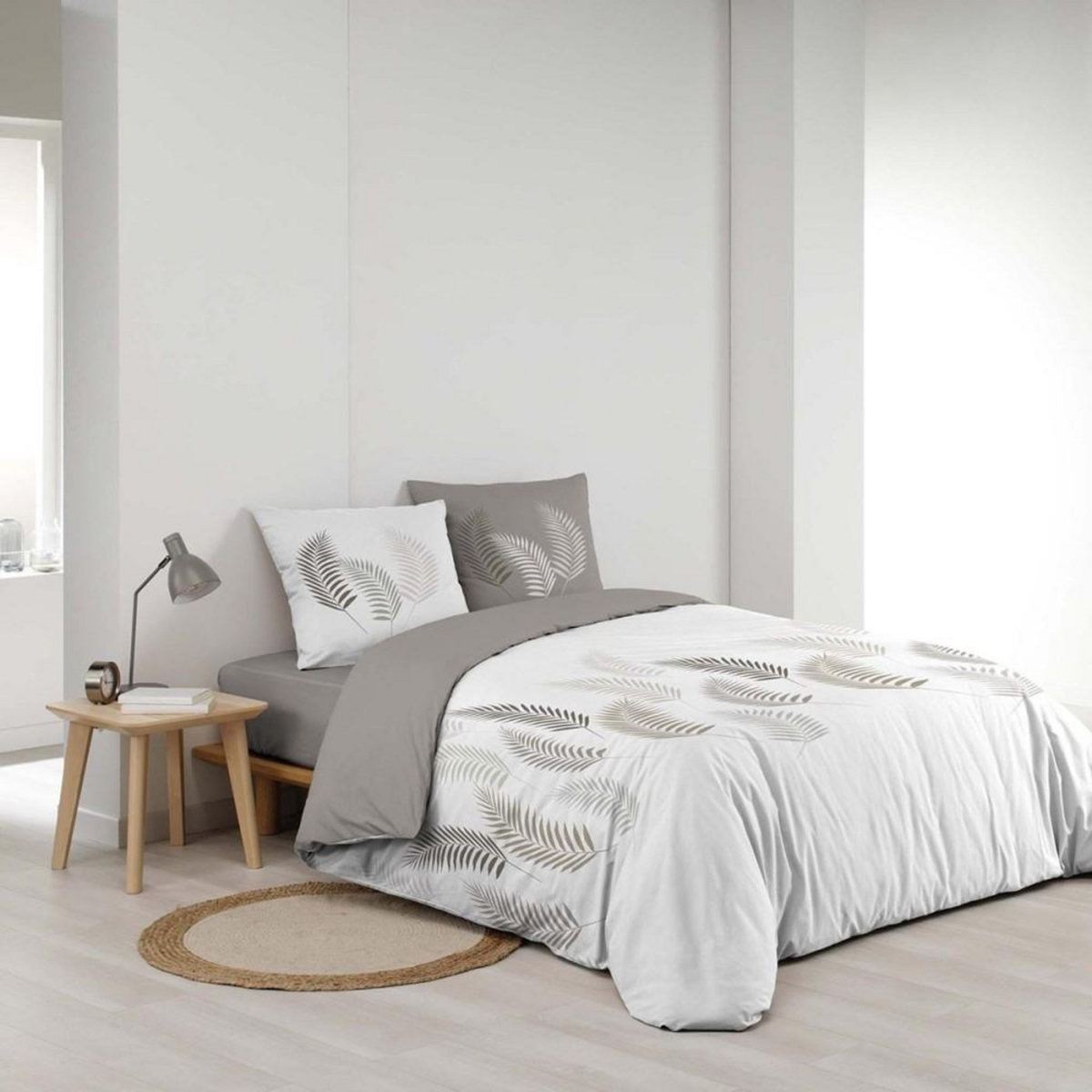 Douceur d'Intérieur Housse de couette 240x220 + 2 taies Goyave coton 57 fils