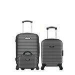 BLUESTAR Lot de 3 - Valises cabine, cabine XXS et vanity BRAZILIA. Coloris disponibles : Beige