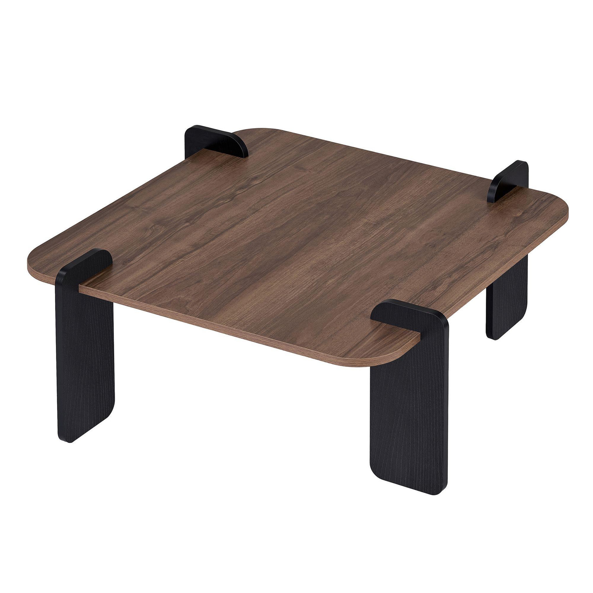 Voir la diapositive 4 : Habitat et Jardin Table basse en bois  marais  - 90 x 90 x 35 cm - marron