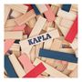 Voir la diapositive 3 : Kapla Baril 120 - Nature, Rouge, Rose, Bleu Foncé