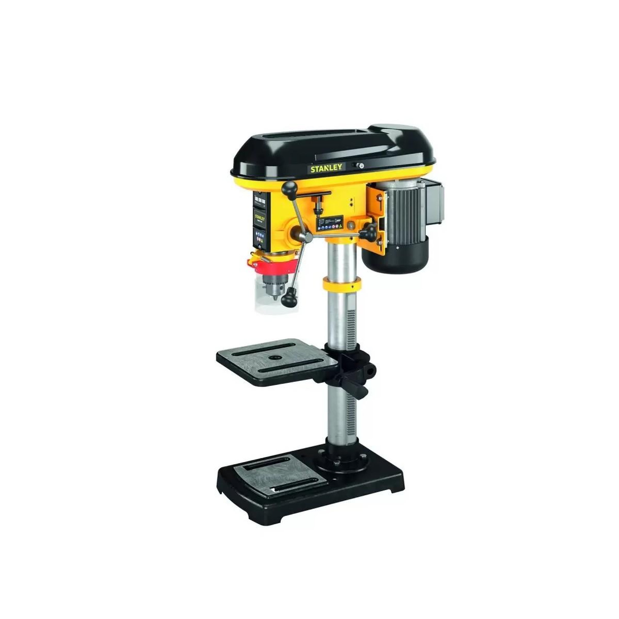 Stanley Perceuse à colonne d'établi 600w 9 vitesses mandrin 3 à 16mm stanley