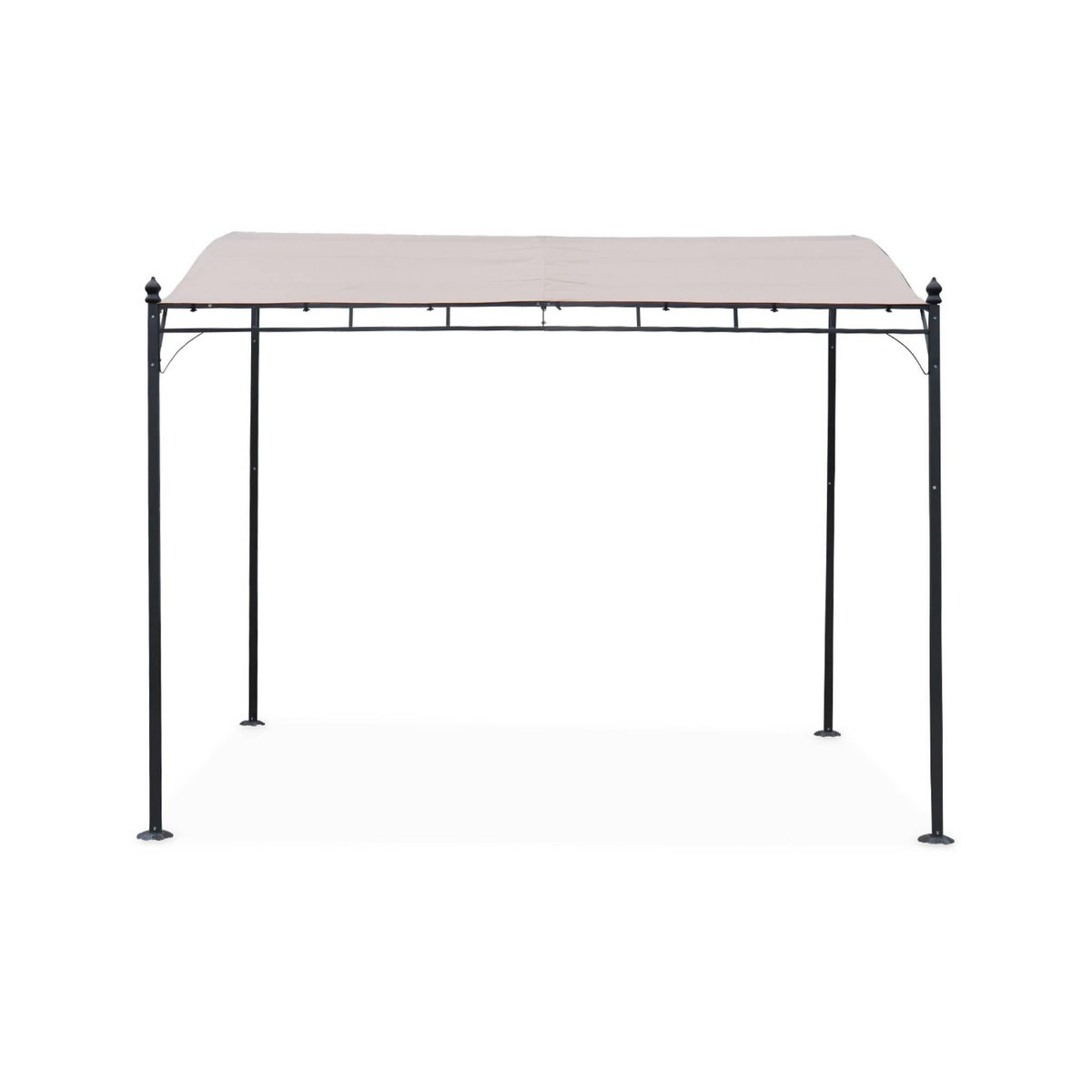 SWEEEK Pergola adossée 3x2,5m - Brestum - Pergola murale