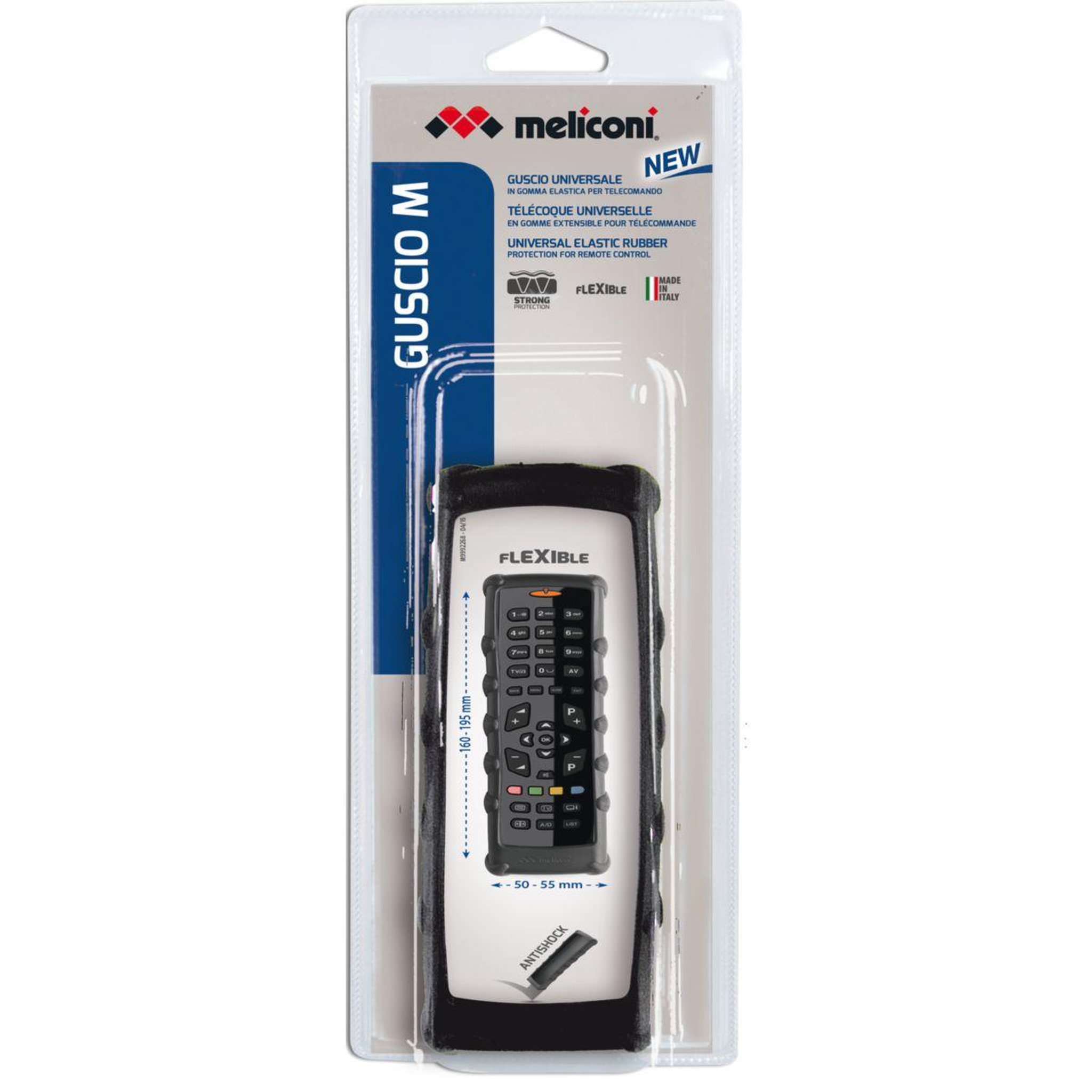 Voir la diapositive 2 : Meliconi Coque protection UNIVERSELLE M pour télécommande