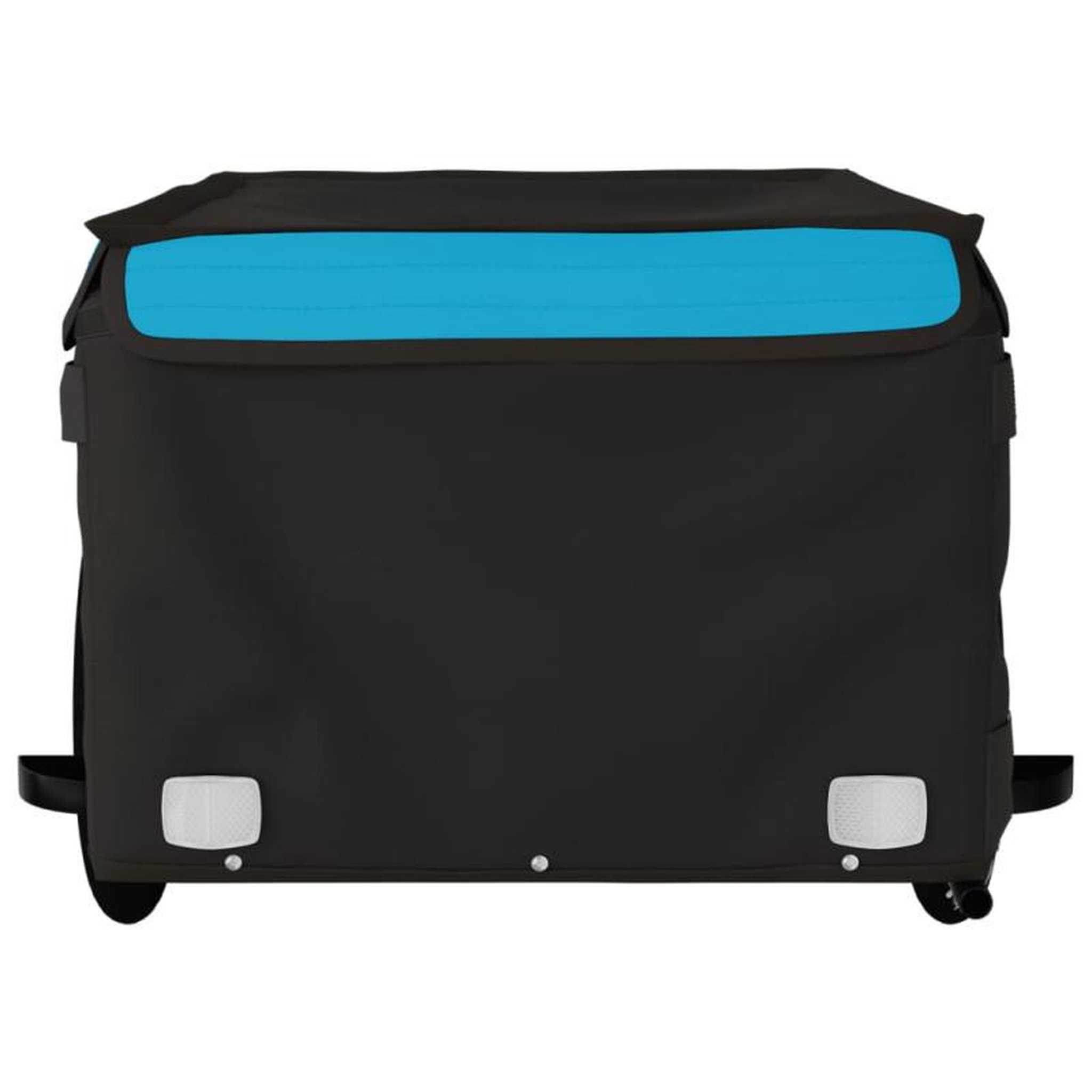 Voir la diapositive 5 : VIDAXL Remorque de vélo noir et bleu 45 kg fer