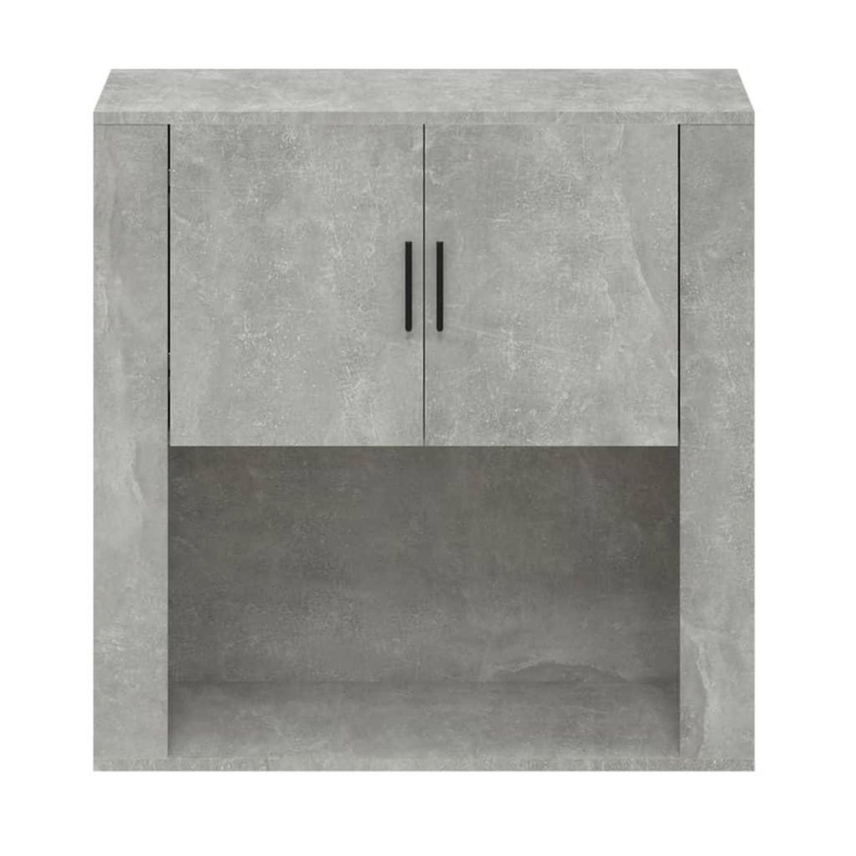 VIDAXL Armoire murale Gris beton 80x33x80 cm Bois d'ingenierie