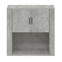 Voir la diapositive 3 : VIDAXL Armoire murale Gris beton 80x33x80 cm Bois d'ingenierie