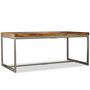 Voir la diapositive 4 : VIDAXL Table a manger Bois massif et acier 180 cm