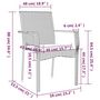Voir la diapositive 6 : VIDAXL Chaises de jardin lot de 2 avec coussins Resine tressee Noir