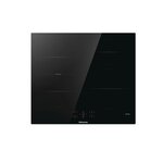 Hisense Table de cuisson induction 60cm 4 feux 7200w noir - HI621FM