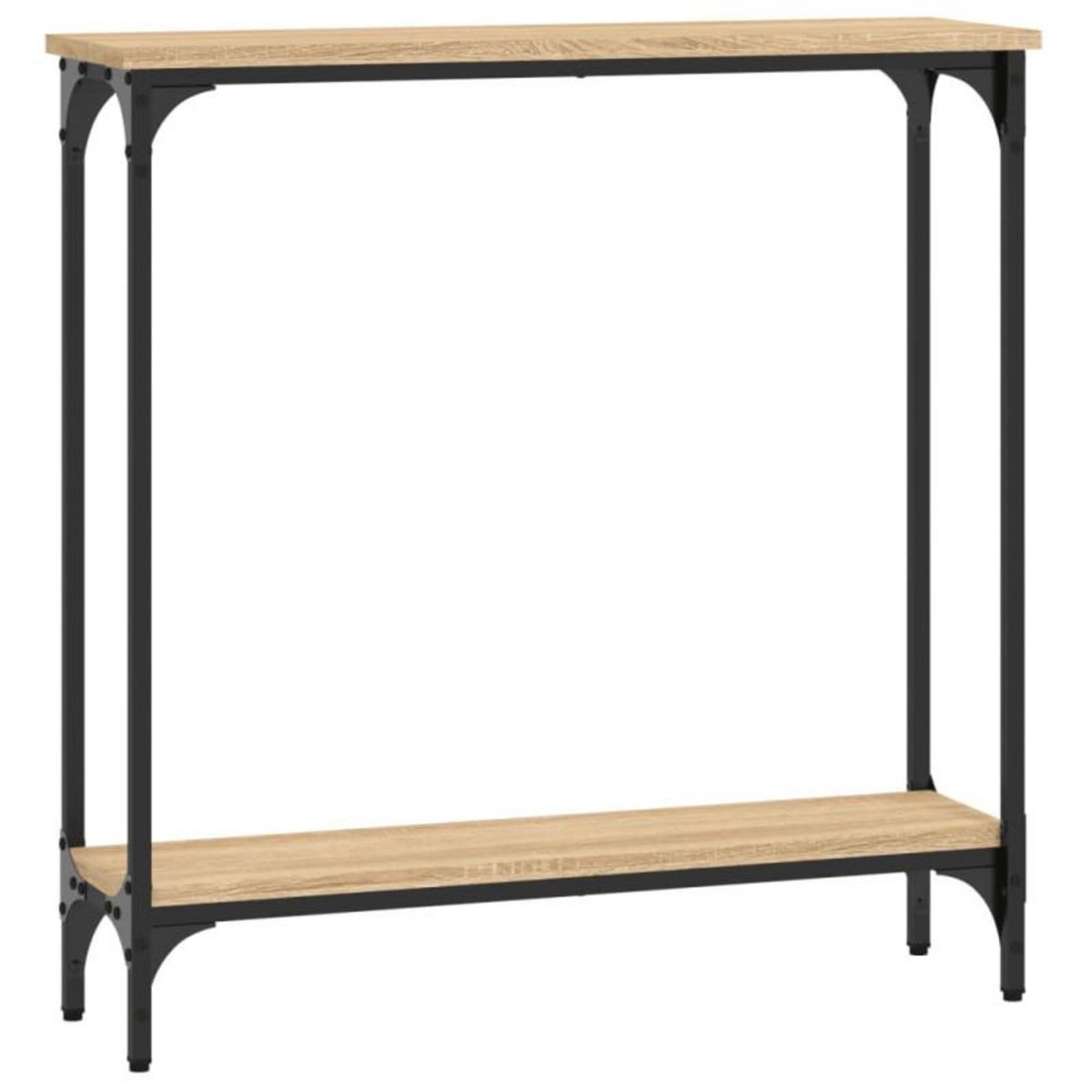 VIDAXL Table console chêne sonoma 75x22,5x75 cm bois d ingénierie