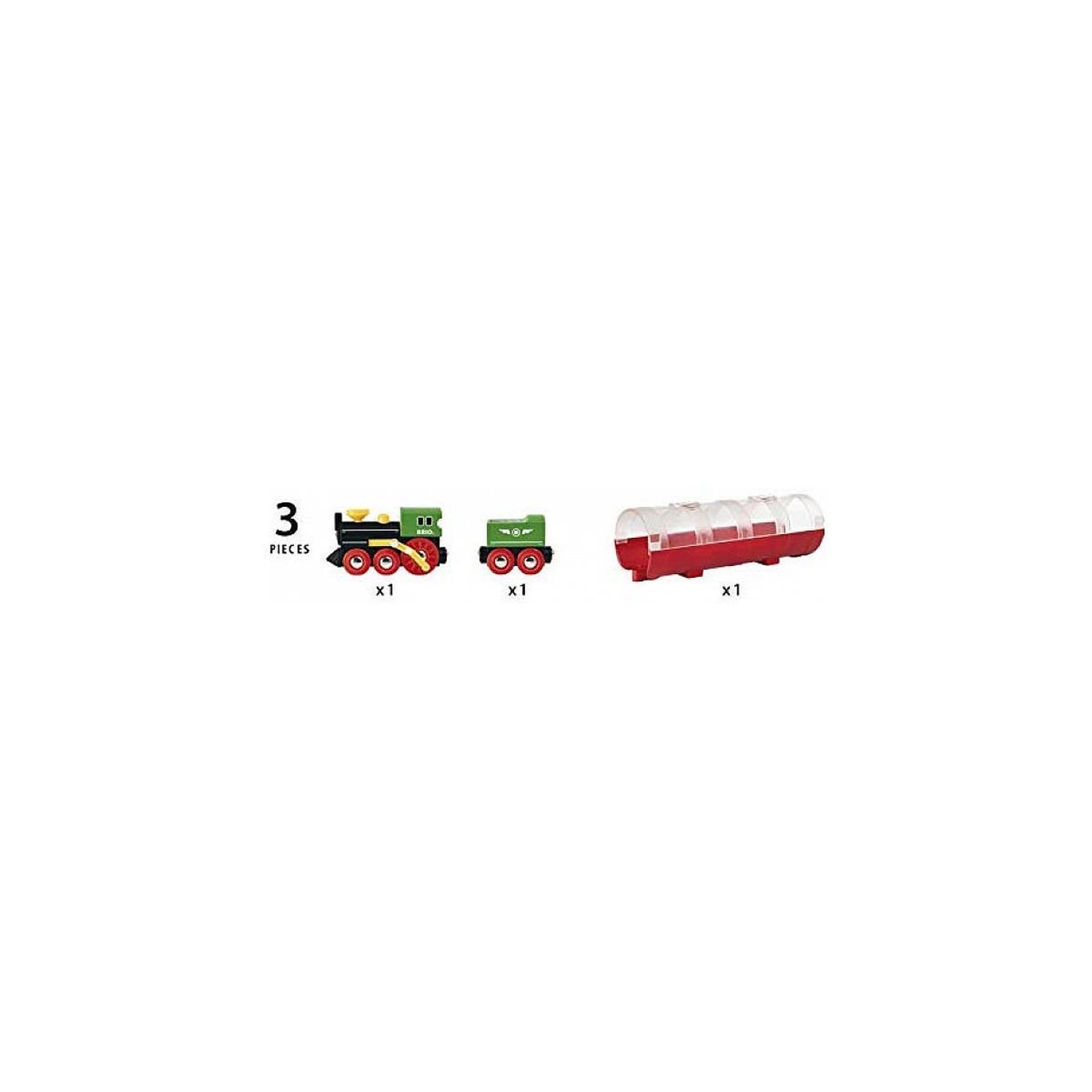 Voir la diapositive 3 : Brio 33892 Train a vapeur et tunnel