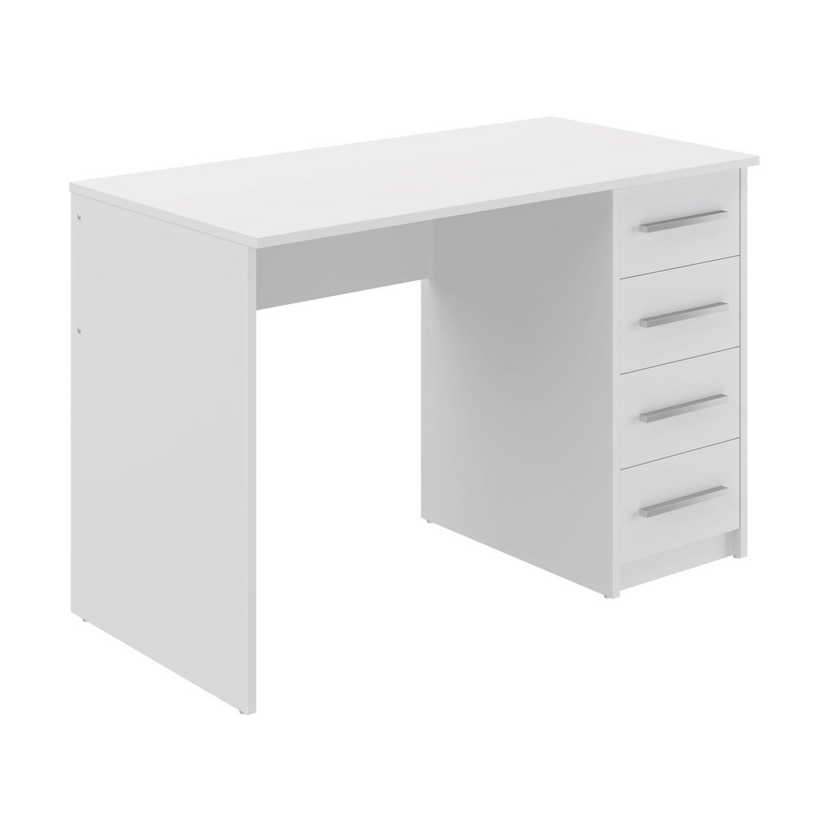 Bureau droit 4 tiroirs L110cm CARLOS