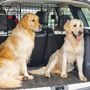 Voir la diapositive 2 : PAWHUT Grille de séparation voiture pour chien pliable réglable 93-150L cm universelle pour appui-tête noir