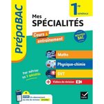 MES SPECIALITES 1RE GENERALE. MATHS, PHYSIQUE-CHIMIE, SVT, Abadie Michel