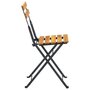 Voir la diapositive 5 : VIDAXL Chaises de bistro pliables lot de 4 Bois d'acacia massif