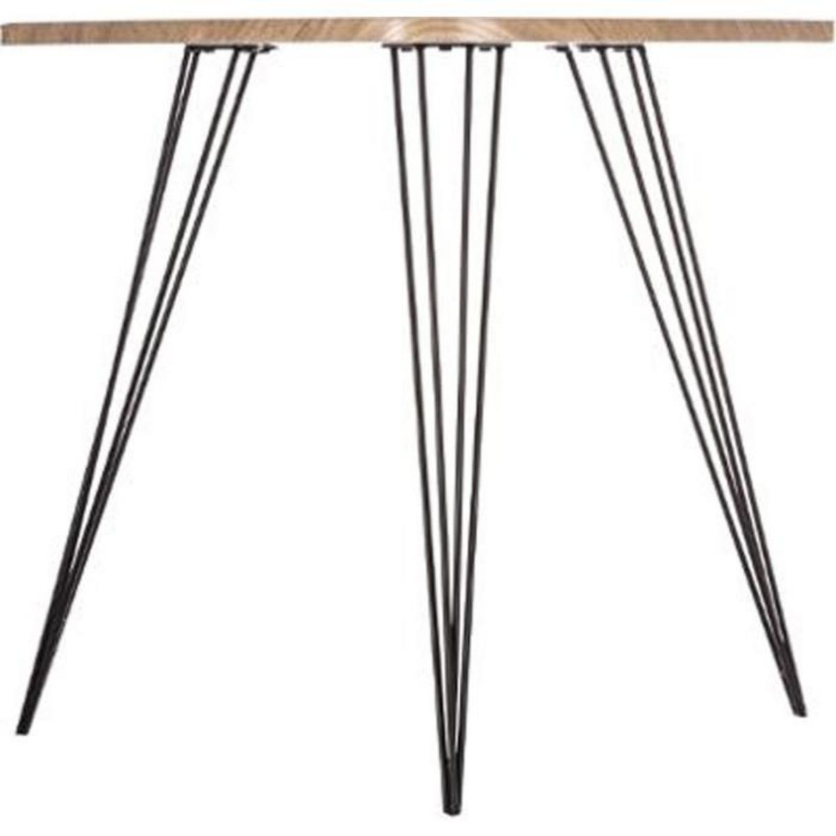 ATMOSPHERA Table d'Appoint Industriel  Neile  69cm Marron