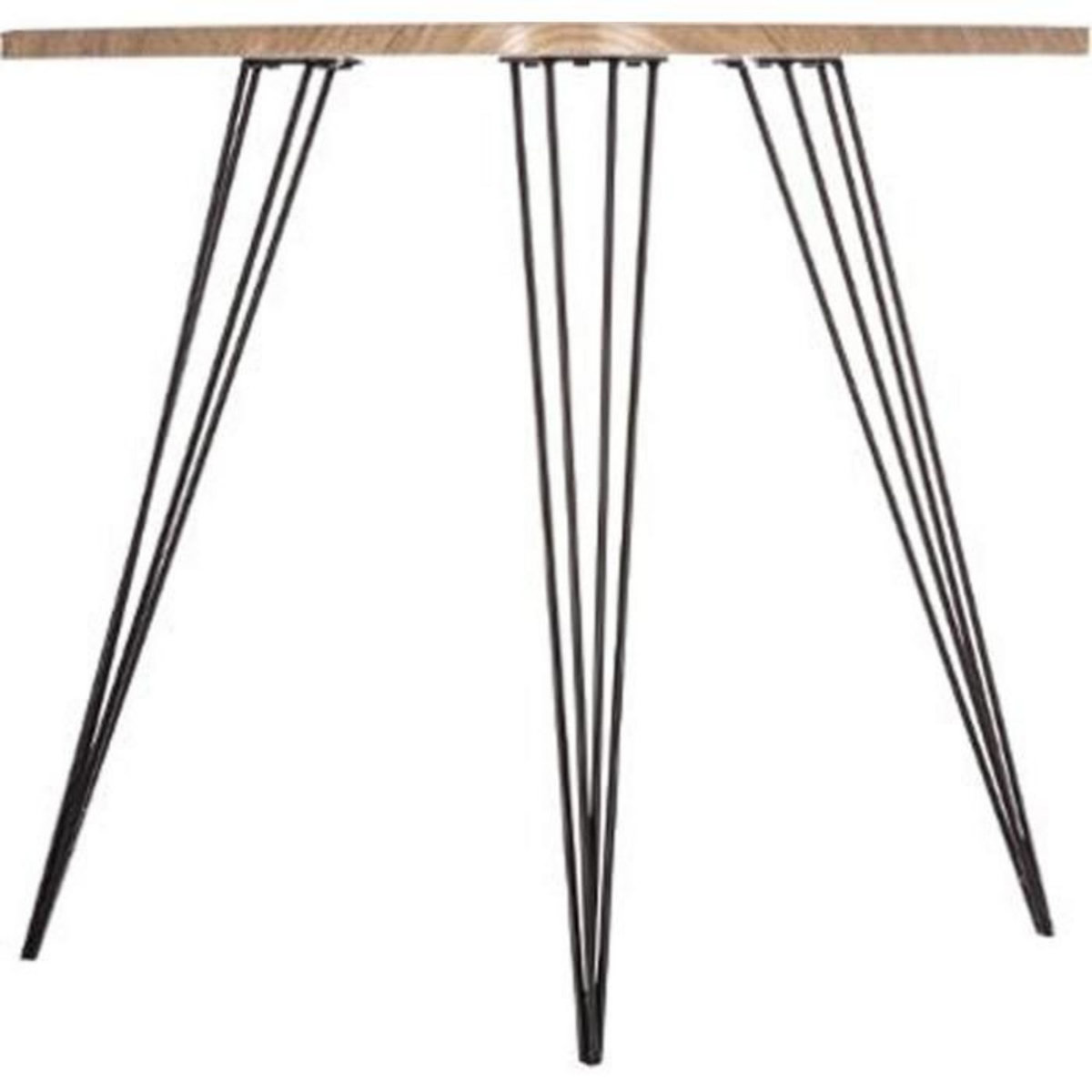 ATMOSPHERA Table d'Appoint Industriel  Neile  69cm Marron