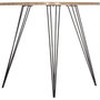 Voir la diapositive 2 : ATMOSPHERA Table d'Appoint Industriel  Neile  69cm Marron