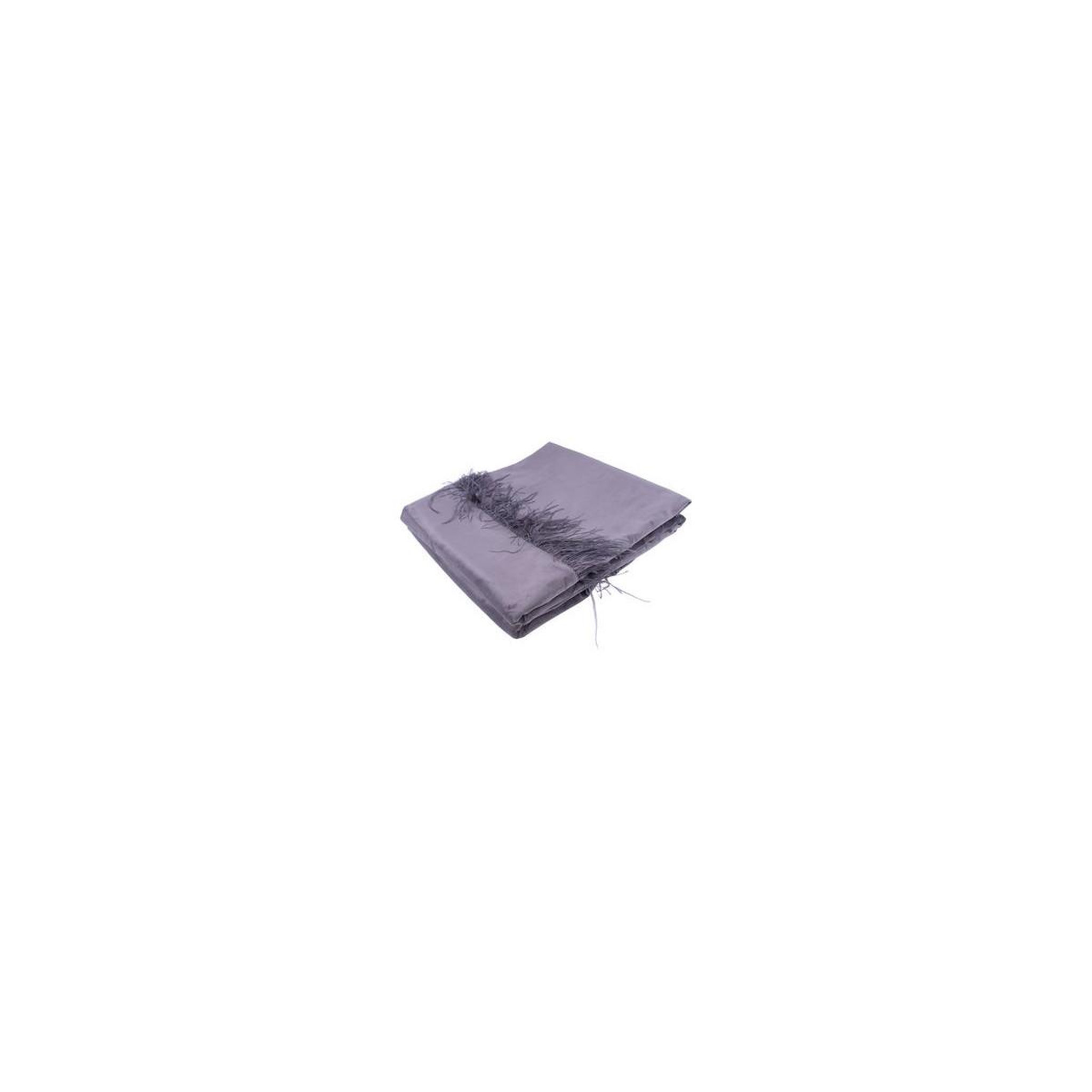Voir la diapositive 3 : Paris Prix Ensemble coussin & plaid  palmira  130x170cm gris graphite