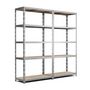 Voir la diapositive 6 : EUROSPEN Lot de 2 Etagères de rangement modulables et polyvalentes pour atelier, garage, cave... Charge Lourde max 875kg x2