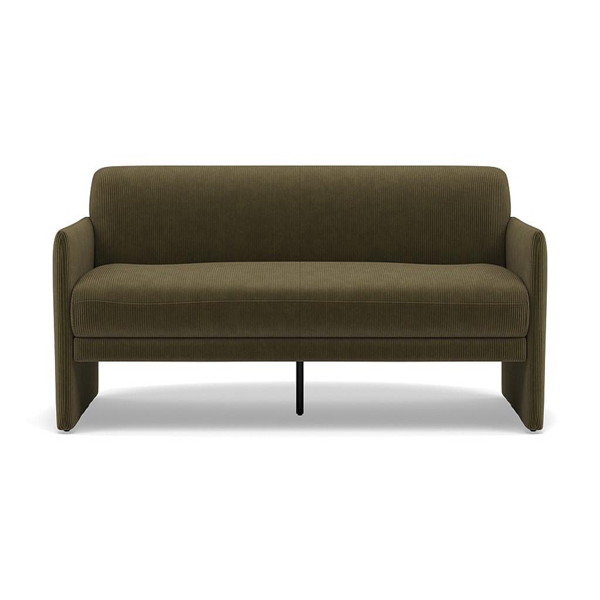 Voir la diapositive 1 : BEST MOBILIER Mathis - canapé convertible clic-clac 3 places en velours côtelé
