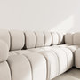 Voir la diapositive 4 : LISA DESIGN Ruby - canapé modulable d'angle droit 5 places en velours texturé