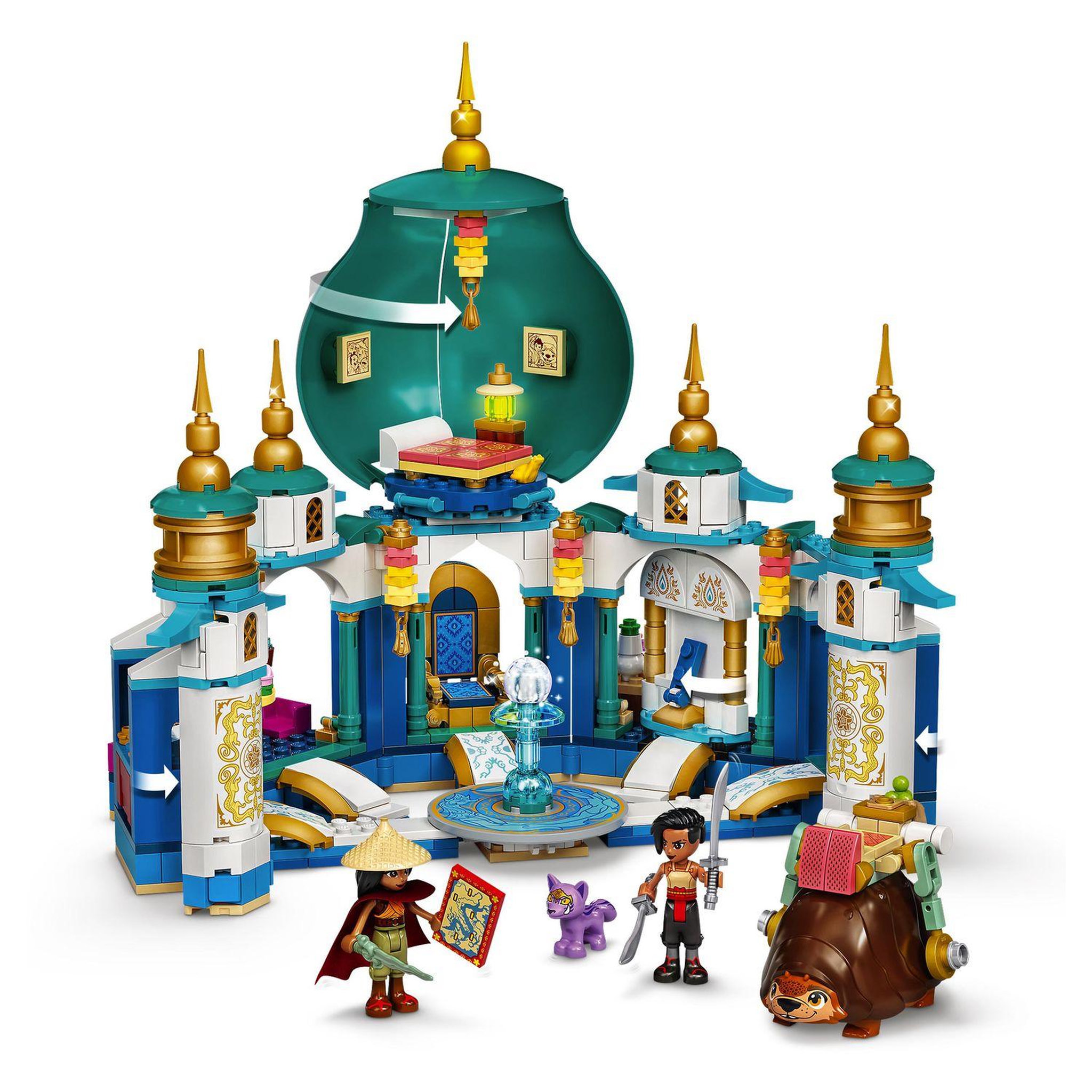 Voir la diapositive 4 : LEGO Disney Princess 43181 Raya et le Palais du Coeur