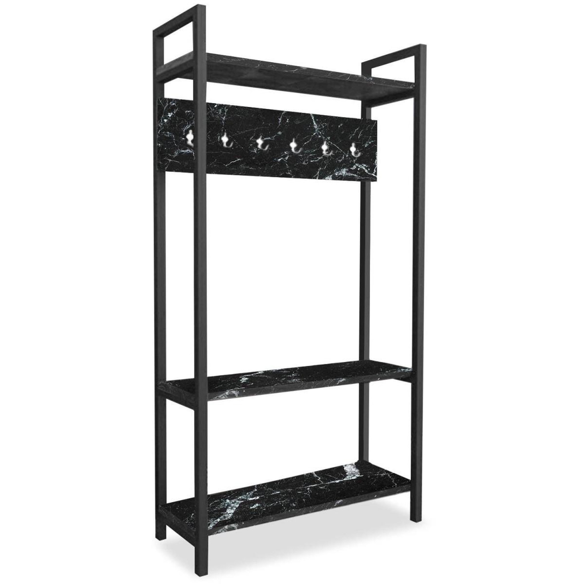 Paris Prix Meuble d'entrée vestiaire  sicaret  180cm noir mat