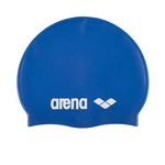 ARENA Bonnet de bain  Roi Garçon/Fille Arena Classic Silicone. Coloris disponibles : Bleu