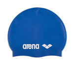 ARENA Bonnet de bain  Roi Garçon/Fille Arena Classic Silicone. Coloris disponibles : Bleu