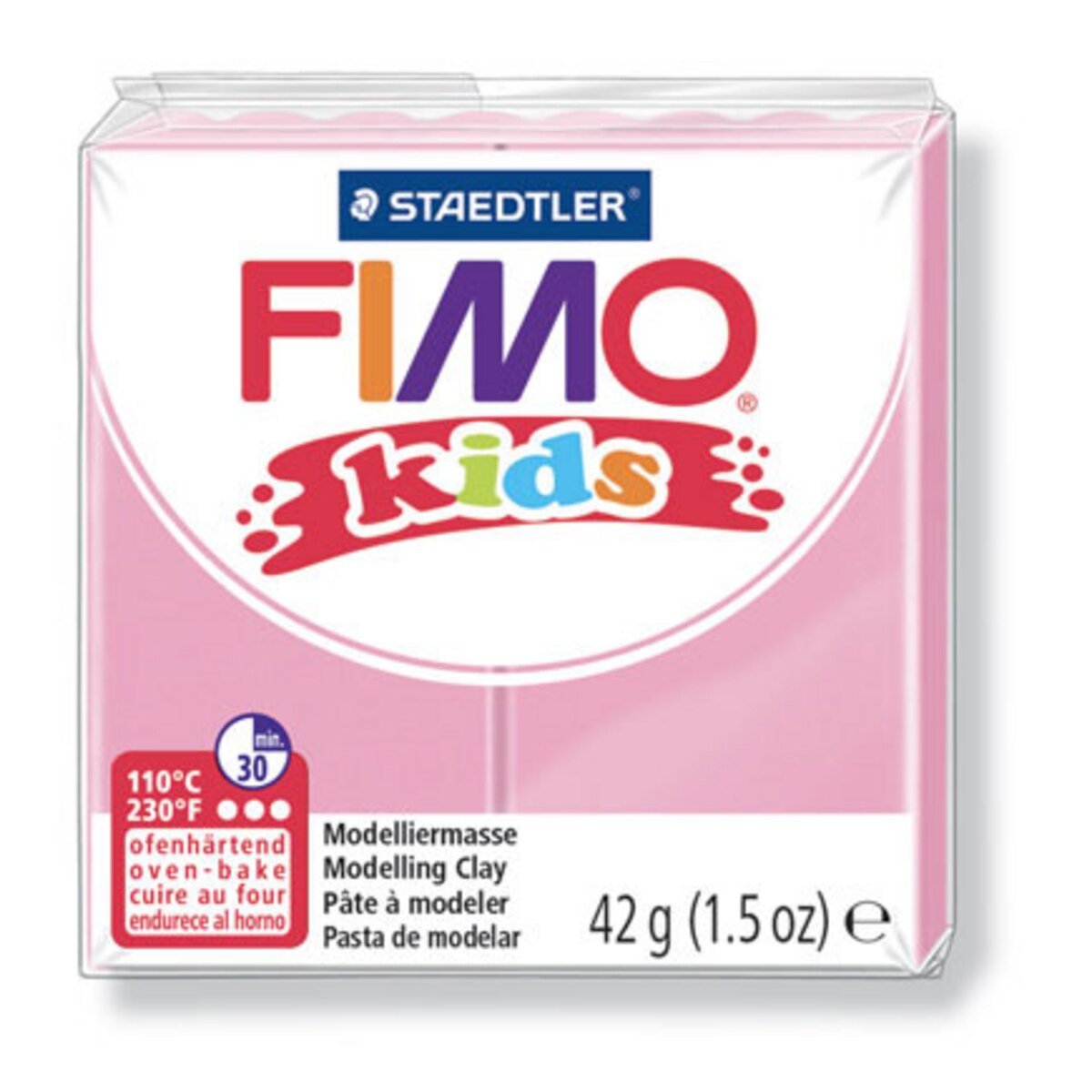 Fimo Pâte Fimo Kids 42 g Rose 8030.25