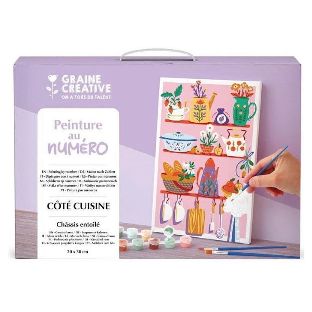 Graine créative Peinture au numero - Cote cuisine