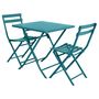 Voir la diapositive 4 : HESPERIDE Lot de 2 chaises de jardin pliables en métal Greensboro