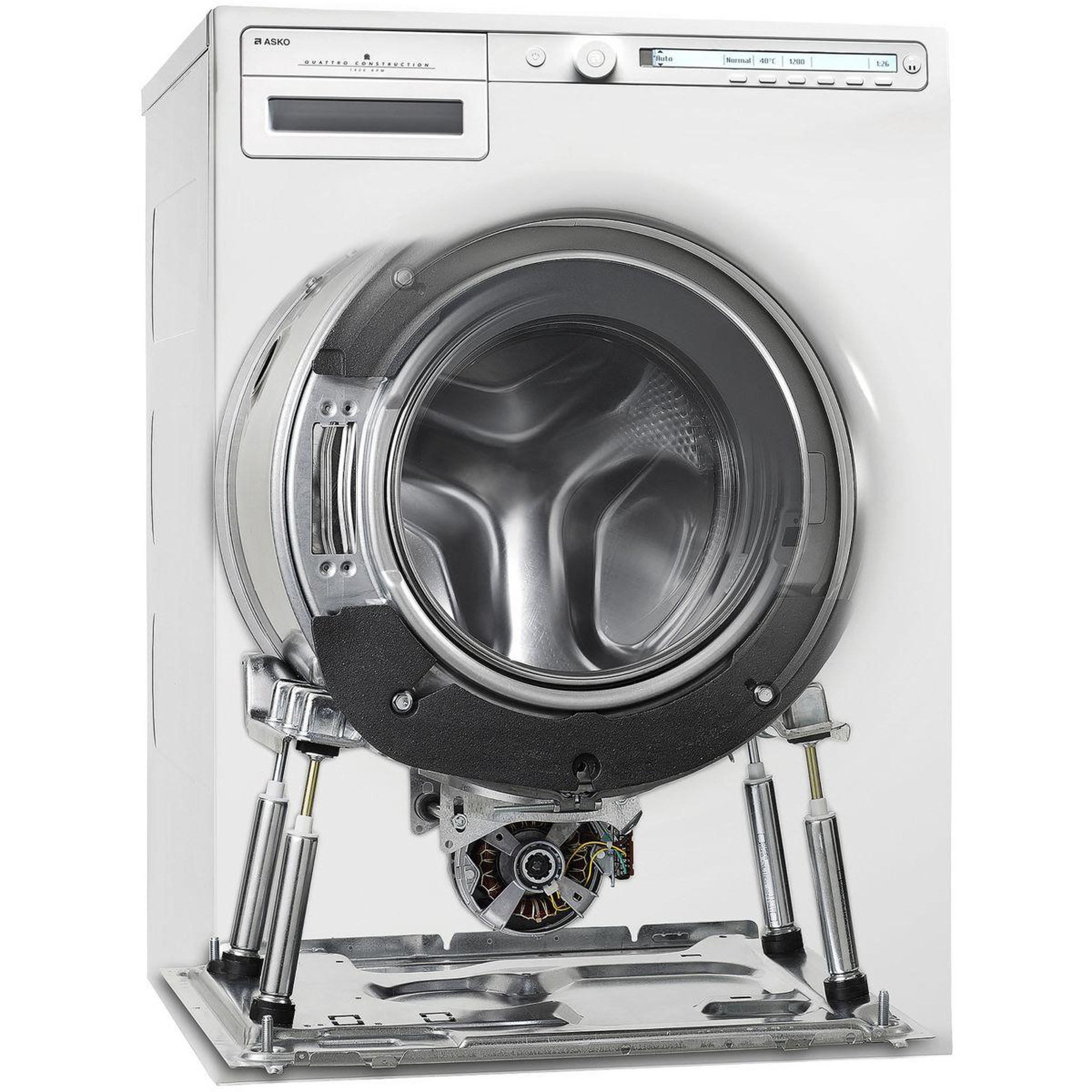 Voir la diapositive 4 : ASKO Lave linge hublot w2086c.w/3 - 8 kg - 1600 tr/min - classe a - moteur induction direct drive (sans courroie)