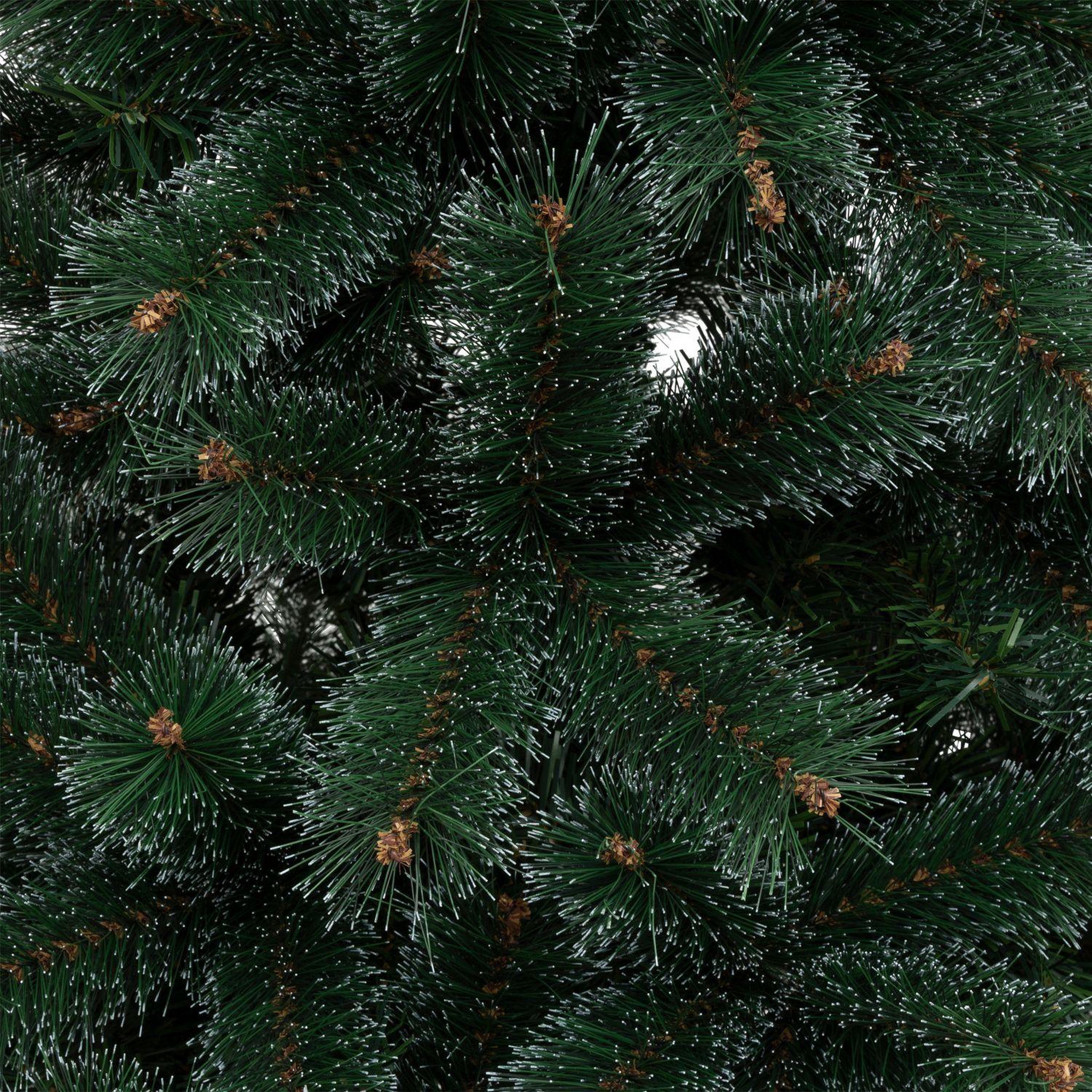 Voir la diapositive 3 : FEERIC LIGHT & CHRISTMAS Sapin de Noël artificiel givré WINDY PEAK - H. 180 cm - Vert