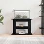 Voir la diapositive 3 : VIDAXL Support pour aquarium chêne noir 80x35x60cm bois d ingénierie