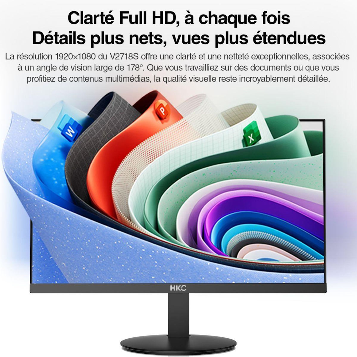 HKC Ecran PC V2718S IPS