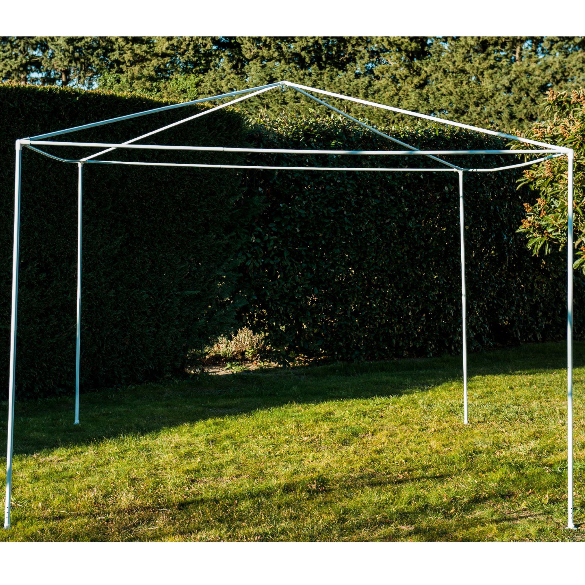 Voir la diapositive 3 : WERKAPRO Tente de réception couleur taupe  3x3m  WERKA PRO