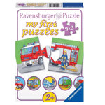 RAVENSBURGER RAVENSBURGER Special vehicles puzzle, 9x2st.